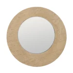 IXIA Espejos^Espejo Redondo Magnesio Beige 80 X 80 X 3 Cm