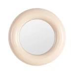 IXIA Espejos^Espejo Redondo Metálico Blanco “Aura” 64 X 64 X 5 Cm