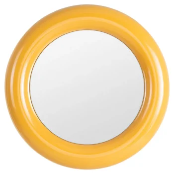 IXIA Espejos^Espejo Redondo Metálico Mostaza 79 X 79 X 5 Cm