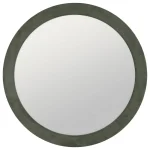 IXIA Espejos^Espejo Redondo Tapizado Verde Grande 120 X 120 X 4 Cm