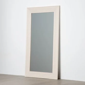 IXIA Espejos^Espejo Vestidor De Madera De Paulonia Crema 100 X 180 X 3 Cm