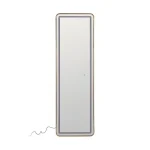 IXIA Espejos^Espejo Vestidor Rectangular Con Luz Led Marco Dorado 50 X 160 X 3 Cm