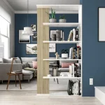 FORES Estanterías^Estantería Alida En Blanco Artik Roble Canadian