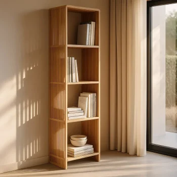 IXIA Estanterías^Estantería De Madera De Teca Bellamonte Natural 54 X 190x 35 Cm