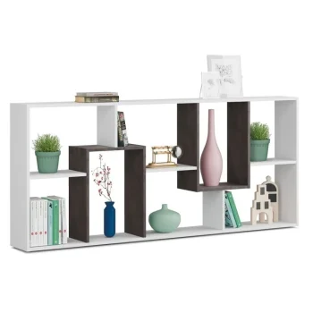 FORES Estanterías^Estantería De Pared Blanca Kawa Colocación Horizontal O Vertical 180 X 80 X 25 Cm