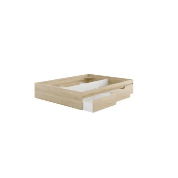 FORES Canapés Con Cajones|Camas Baratas^Estructura De Cama 4 Cajones Kendra Roble Canadian 156 X 37 X 196 C,