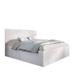 DEKIT Canapés Con Cajones^Estructura De Cama Con Cabecero Lago 4 Cajones Blanca 145,4 X 100 X 195 Cm