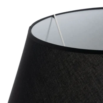 IXIA Iluminación^Lámpara De Mesilla Cerámica Blanca - Negra 50 X 73 X 50 Cm