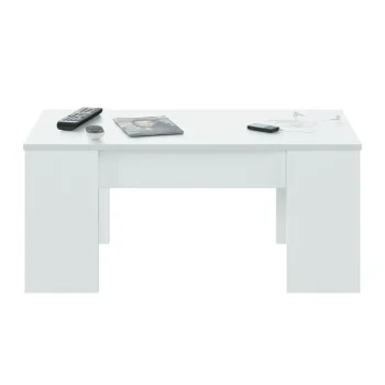 FORES Mesas Auxiliares^Mesa Centro Elevable Blanco Artik 100 X 45 - 56 X 50 - 69 Cm