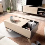 DEKIT Mesas Auxiliares^Mesa Centro Elevable Ness