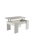 NAKURA Mesas Auxiliares^Mesa Centro Elevable Petra Blanco 100 X 45,2 X 50 Cm