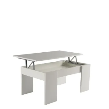NAKURA Mesas Auxiliares^Mesa Centro Elevable Petra Blanco 100 X 45,2 X 50 Cm