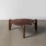 IXIA Mesas Auxiliares^MESA CENTRO MÁRMOL/MADERA SALÓN 70 X 74 X 29 CM