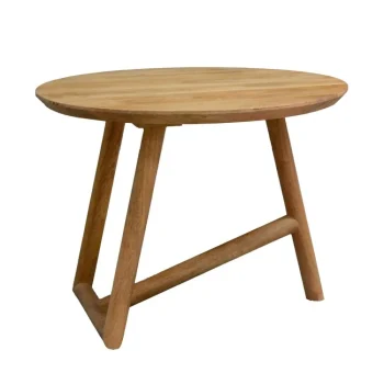 IXIA Mesas Auxiliares^MESA CENTRO NATURAL MADERA DE MANGO 60 X 60 X 45 CM