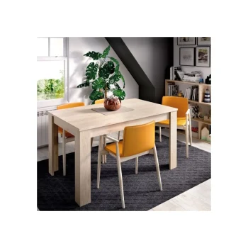 DEKIT Mesas De Comedor^Mesa Comedor Extensible DINE Roble Natural