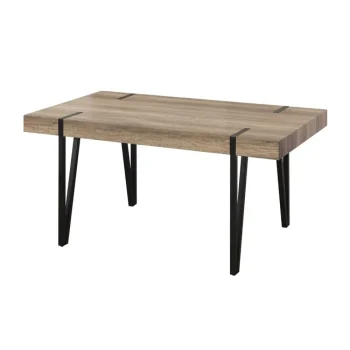 NAKURA Mesas De Comedor^Mesa Comedor Rectangular Fija Barcelona Acabado Canyon 150 X 75 X 90 Cm