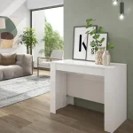 FORES Mesas Consola|Mesas De Comedor^Mesa Consola Extensible Blanco Brillo