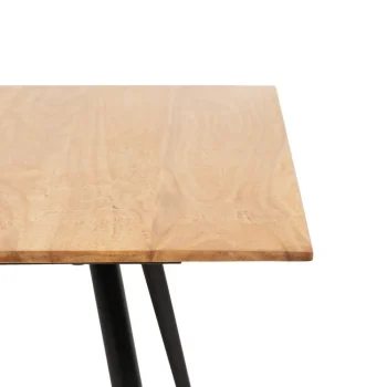 IXIA Mesas Auxiliares^Mesa De Centro Cuadrada En Madera Natural 80 X 40 X 80 Cm