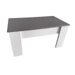 DISTRIGAL Mesas Auxiliares^Mesa De Centro Elevable Granada, Blanco Piedra 90 X 46 X 50 Cm