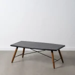 IXIA Mesas Auxiliares^Mesa De Centro Oslo De Madera Negro - Natural 109,5 X 40,5 X 60 Cm