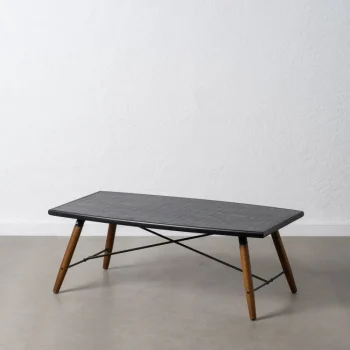 IXIA Mesas Auxiliares^Mesa De Centro Oslo De Madera Negro - Natural 109,5 X 40,5 X 60 Cm