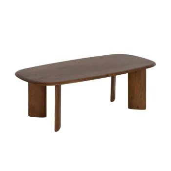 IXIA Mesas De Comedor^Mesa De Centro Ovalada Madera Nosy Be 120 X 60 X 40 Cm