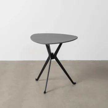 IXIA Mesas Auxiliares^Mesa De Centro Piedra Stone Negro 50 X 52 X 50 Cm