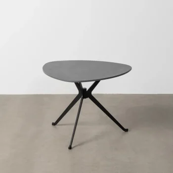 IXIA Mesas Auxiliares^Mesa De Centro Piedra Stone Negro 60 X 45 X 60 Cm