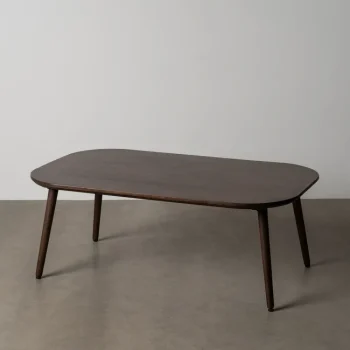 IXIA Mesas Auxiliares^Mesa De Centro Rectangular En Madera De Mango Marrón Oscuro 115 X 43 X 70 Cm