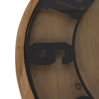 IXIA Mesas Auxiliares^Mesa De Centro Redonda Con Reloj Incorporado 80 X 36 X 80 Cm