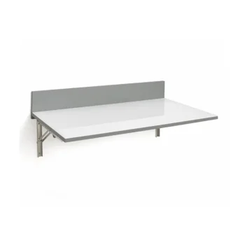 VELASCO Mesas De Cocina Plegables^Mesa De Cocina Abatible Laminado Blanco Zaragoza 90 X 50 X 12 Cm