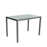 NAKURA Mesas De Cocina Fijas^Mesa De Cocina Cristal Fija Murcia