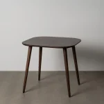 IXIA Mesas De Comedor^Mesa De Comedor Cuadrada En Madera De Mango Marrón Oscuro 80 X 75 X 80 Cm