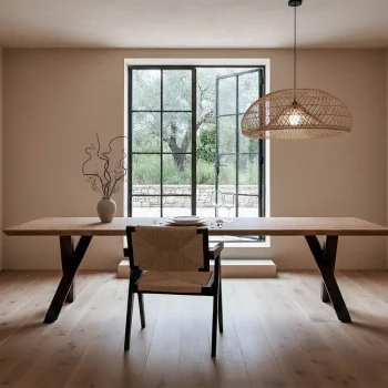 IXIA Mesas De Comedor^Mesa De Comedor En Madera De Acacia Natural 300 X 76 X 100 Cm