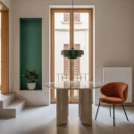 IXIA Mesas De Comedor^Mesa De Comedor Redonda Taupe Alto Brillo 120 X 75 X 120 Cm