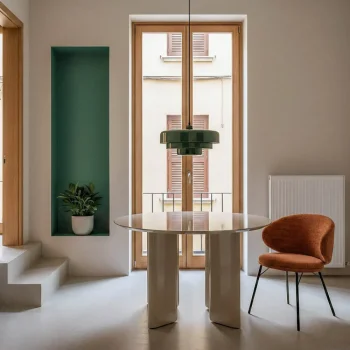 IXIA Mesas De Comedor^Mesa De Comedor Redonda Taupe Alto Brillo 120 X 75 X 120 Cm