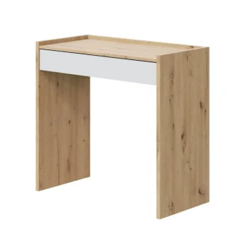 FORES Escritorios Juveniles Para PC|Escritorios Juveniles Minimalistas^Mesa Escritorio Juvenil Noa Con Un Cajón Roble Nodi