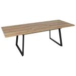 IXIA Mesas De Comedor^Mesa Extensible Pax Madera Natural - Negro 170 X 75 X 90 Cm