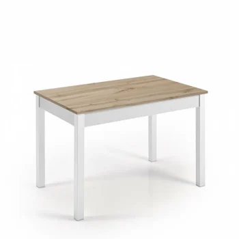 VELASCO Mesas De Cocina Fijas^Mesa Fija Niza Roble - Blanco Tamaño A Elegir