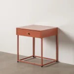 IXIA Mesillas De Noche^Mesilla De Noche 1 Cajón Acero Terracota 43 X  50 X 41 Cm