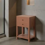 IXIA Mesillas De Noche^Mesita De Noche 2 Cajones De Madera Oriente Moka 45 X 66 X 30 Cm