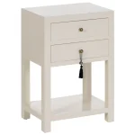 IXIA Mesillas De Noche^Mesita De Noche Blanco Madera 45 X 30 X 66 Cm