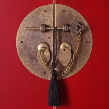 IXIA Mesillas De Noche^Mesita De Noche Con 1 Cajón Y 2 Puertas Oriente, Roja