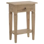 IXIA Mesillas De Noche^Mesita De Noche En Madera Estilo Clásico 1 Cajón Natural 50 X 72 X 32 Cm