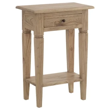 IXIA Mesillas De Noche^Mesita De Noche En Madera Estilo Clásico 1 Cajón Natural 50 X 72 X 32 Cm