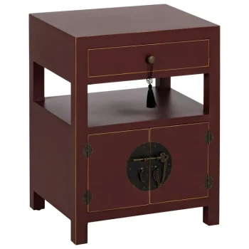 IXIA Mesillas De Noche^Mesita De Noche Teja Madera '' Oriente'' 50 X 40 X 66 Cm