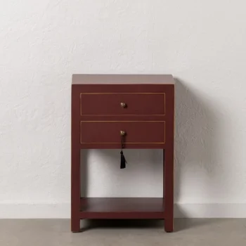 IXIA Mesillas De Noche^Mesita De Noche Teja Madera 45 X 30 X 66 Cm