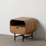 IXIA Mesillas De Noche^MESITA NATURAL MADERA DE MANGO SALÓN 40 X 40 X 45 CM