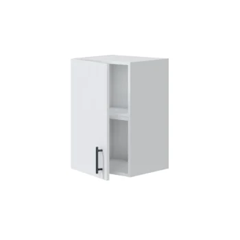 FORES Mueble Auxiliar Cocina^Modulo De Cocina Alto 40 Cm Kira Blanco Brillo 1 Puerta 40 X 59 X 34 Cm