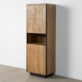 IXIA Armario Salón^MUEBLE AUXILIAR NATURAL MADERA DE MANGO 60 X 44 X 181 CM